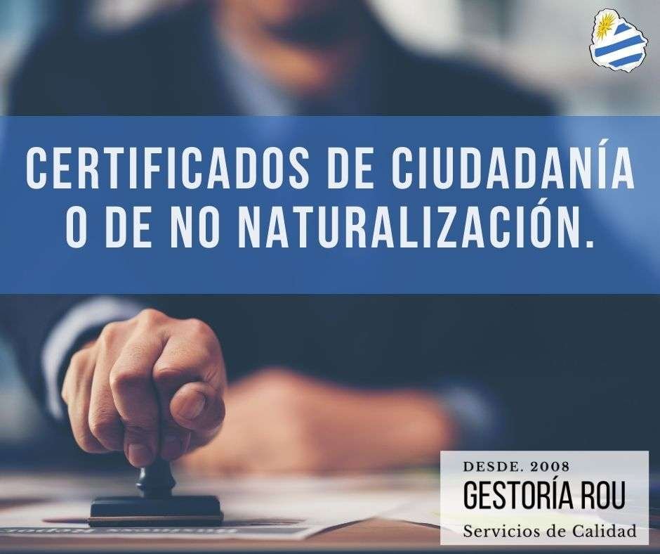 Imagen de gestoria rou para Certificados de ciudadanía o de no naturalización Imagen de gestoria rou para Certificados de ciudadanía o de no naturalización