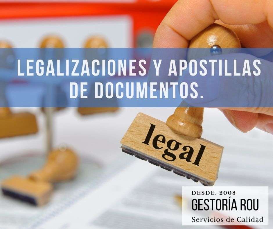 Legalizaciones Y Apostillas De Documentos Gestoría Rou 6908